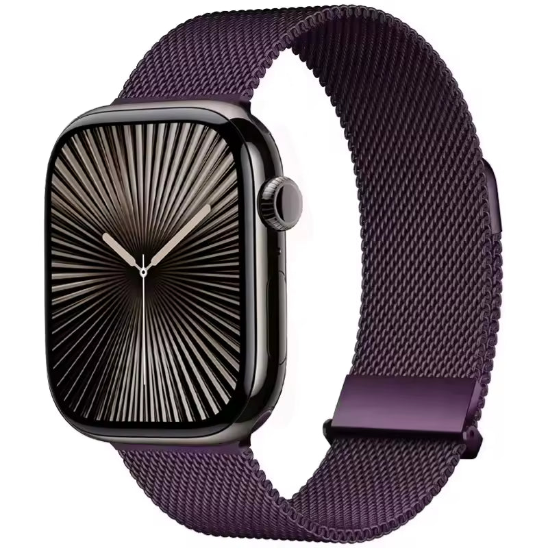 Milanese Magnetic Strap for Apple Watch Ultra2 Band 49mm 46mm 45mm 41mm 44mm 40mm Series 10/9/8/7/6/5/4/SE