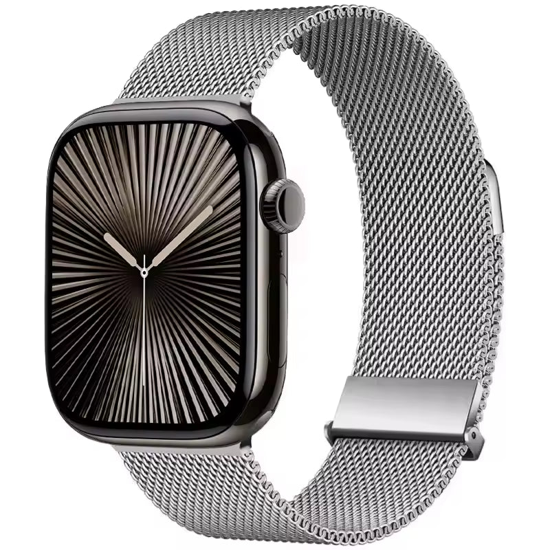 Milanese Magnetic Strap for Apple Watch Ultra2 Band 49mm 46mm 45mm 41mm 44mm 40mm Series 10/9/8/7/6/5/4/SE