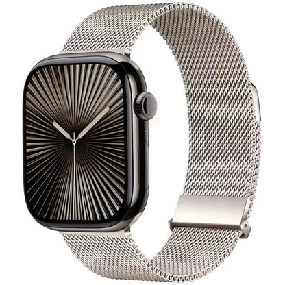 Milanese Magnetic Strap for Apple Watch Ultra2 Band 49mm 46mm 45mm 41mm 44mm 40mm Series 10/9/8/7/6/5/4/SE