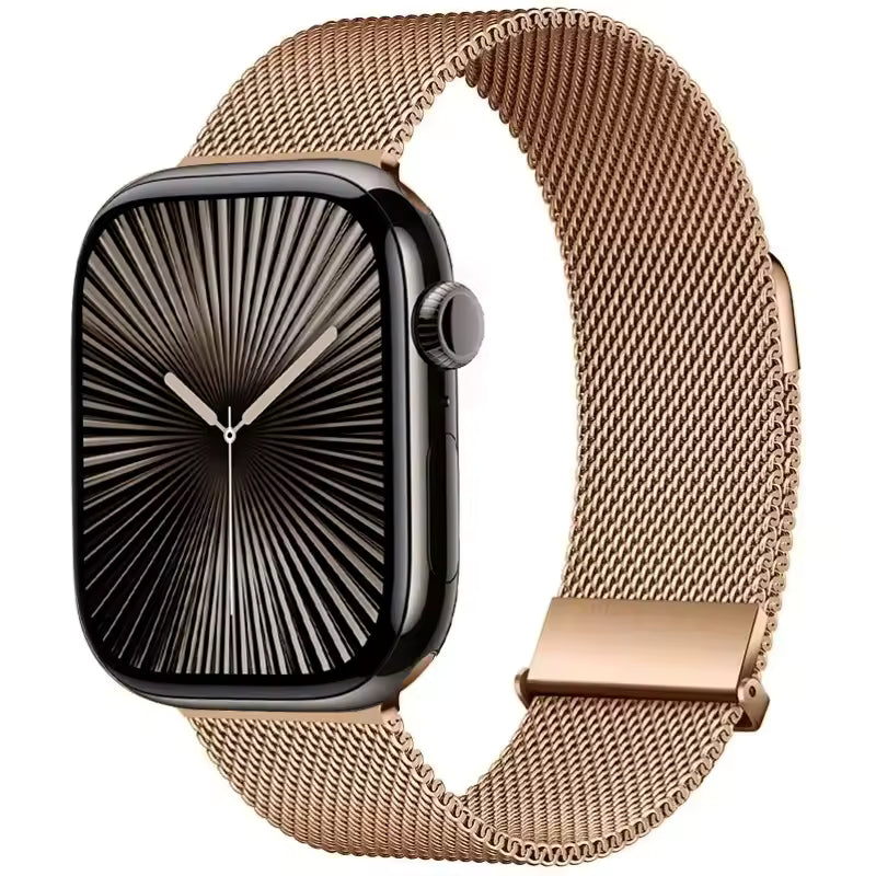 Milanese Magnetic Strap for Apple Watch Ultra2 Band 49mm 46mm 45mm 41mm 44mm 40mm Series 10/9/8/7/6/5/4/SE
