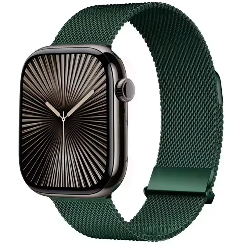 Milanese Magnetic Strap for Apple Watch Ultra2 Band 49mm 46mm 45mm 41mm 44mm 40mm Series 10/9/8/7/6/5/4/SE