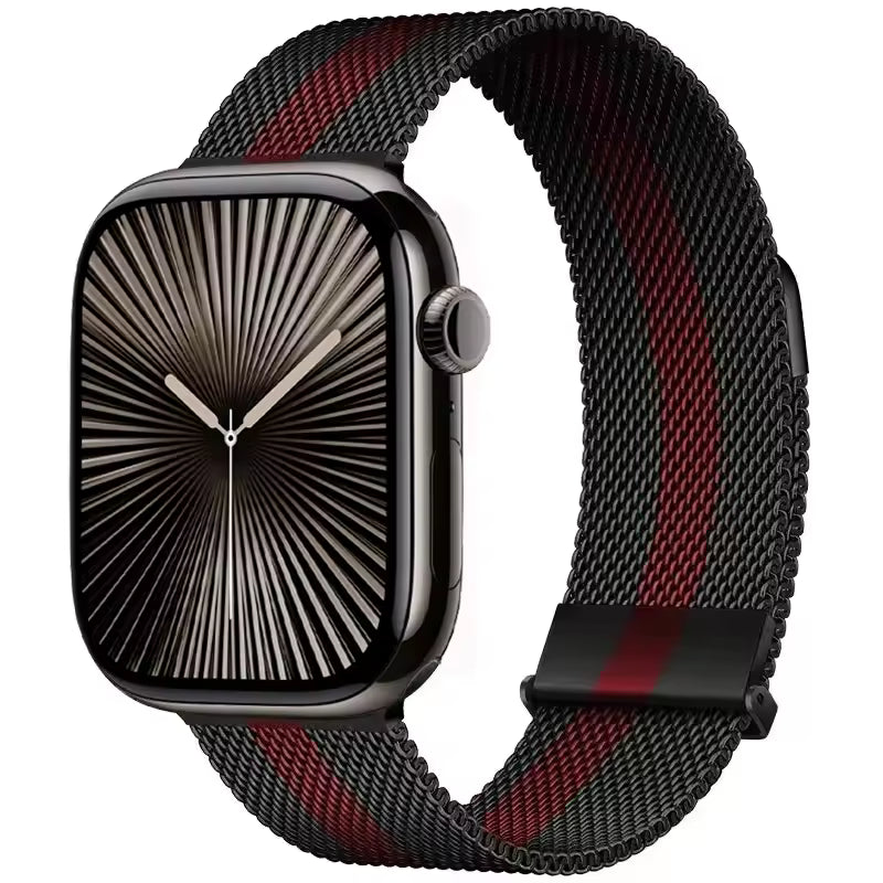 Milanese Magnetic Strap for Apple Watch Ultra2 Band 49mm 46mm 45mm 41mm 44mm 40mm Series 10/9/8/7/6/5/4/SE