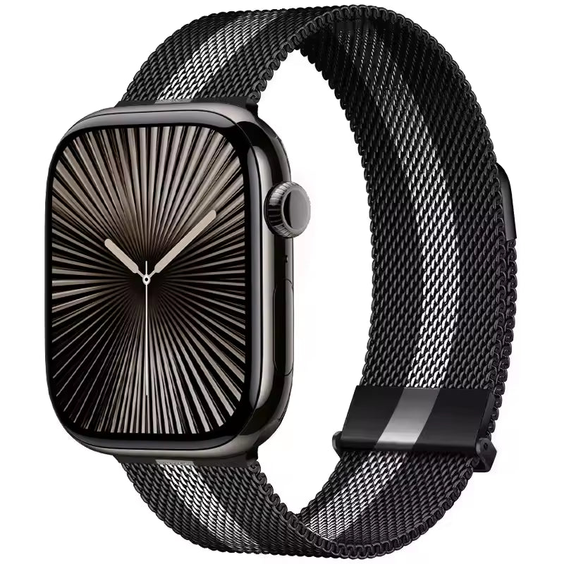 Milanese Magnetic Strap for Apple Watch Ultra2 Band 49mm 46mm 45mm 41mm 44mm 40mm Series 10/9/8/7/6/5/4/SE