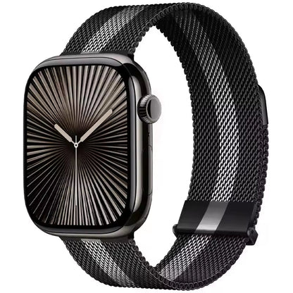 Milanese Magnetic Strap for Apple Watch Ultra2 Band 49mm 46mm 45mm 41mm 44mm 40mm Series 10/9/8/7/6/5/4/SE