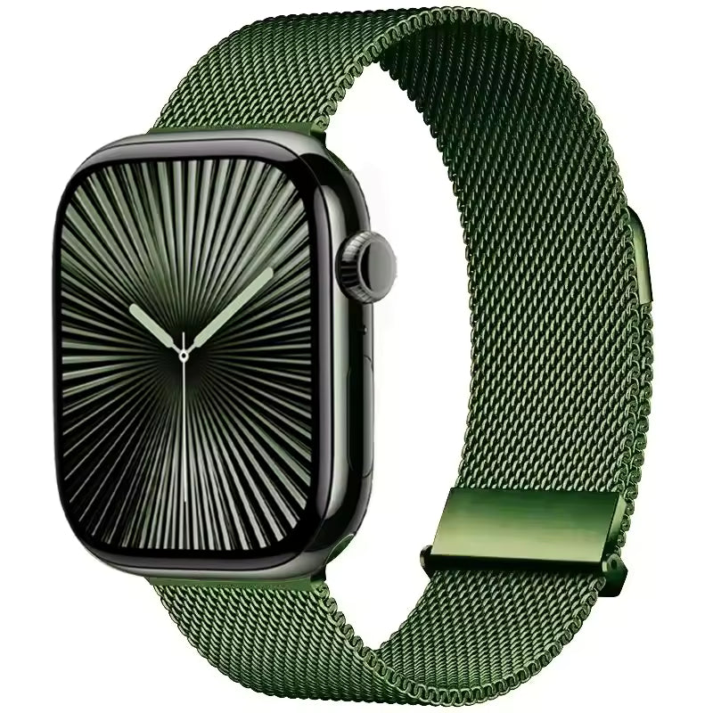 Milanese Magnetic Strap for Apple Watch Ultra2 Band 49mm 46mm 45mm 41mm 44mm 40mm Series 10/9/8/7/6/5/4/SE