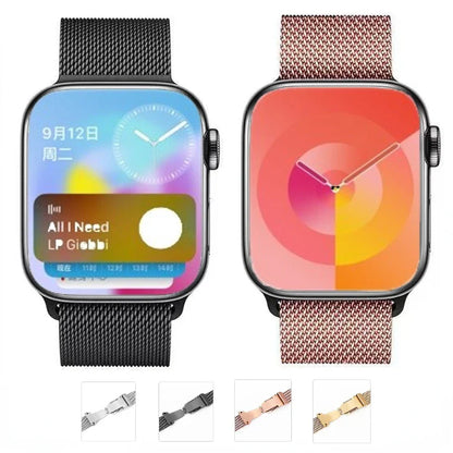 Milanese Metal Bracelet for Apple Watch Band iWatch Series Ultra3/2/9/8/7/6/5/4/11/10/SE