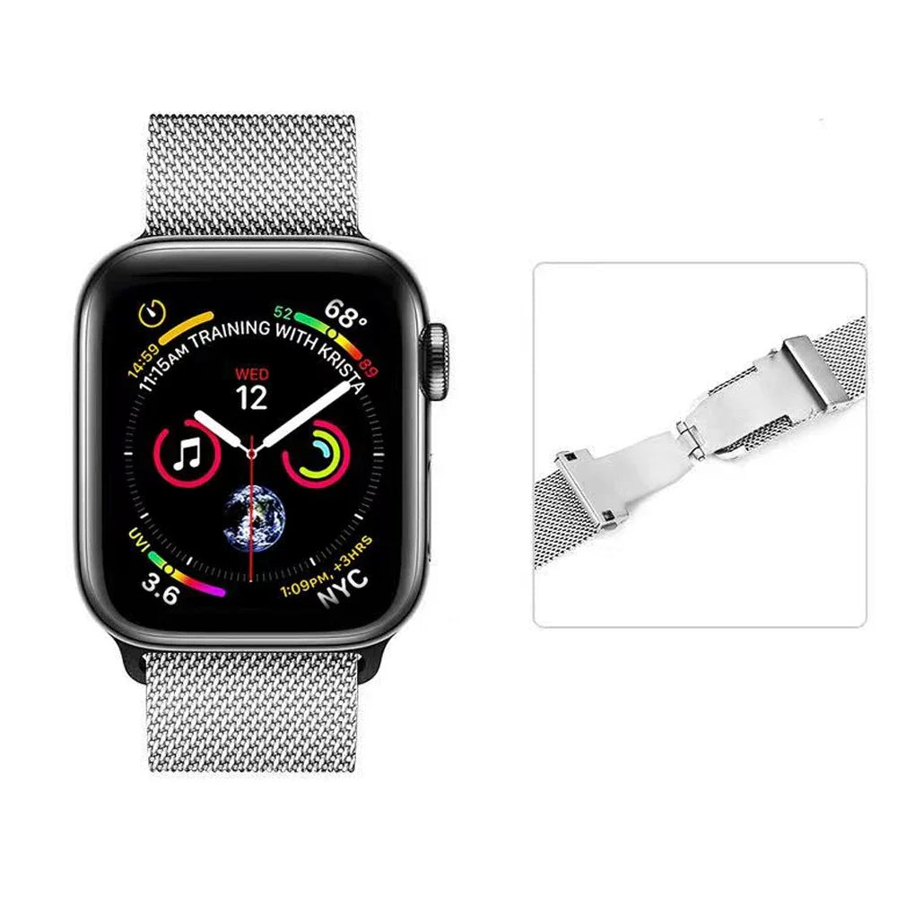 Milanese Metal Bracelet for Apple Watch Band iWatch Series Ultra3/2/9/8/7/6/5/4/11/10/SE