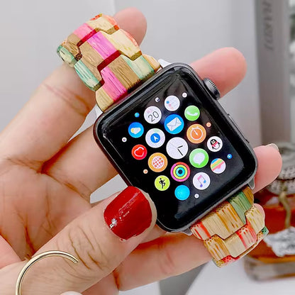Natural Log Bracelet for Apple Watch Band iWatch Series Ultra2/1/10/9/8/7/6/5/4/3/SE2