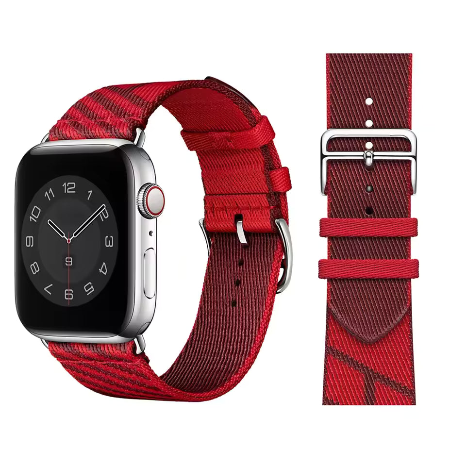 Nylon Bracelet for Apple Watch Ultra 3/2/1 Band 46mm 42mm 45mm 44mm  41mm 40mm Series 11/10/9/8/7/6/5/4/SE