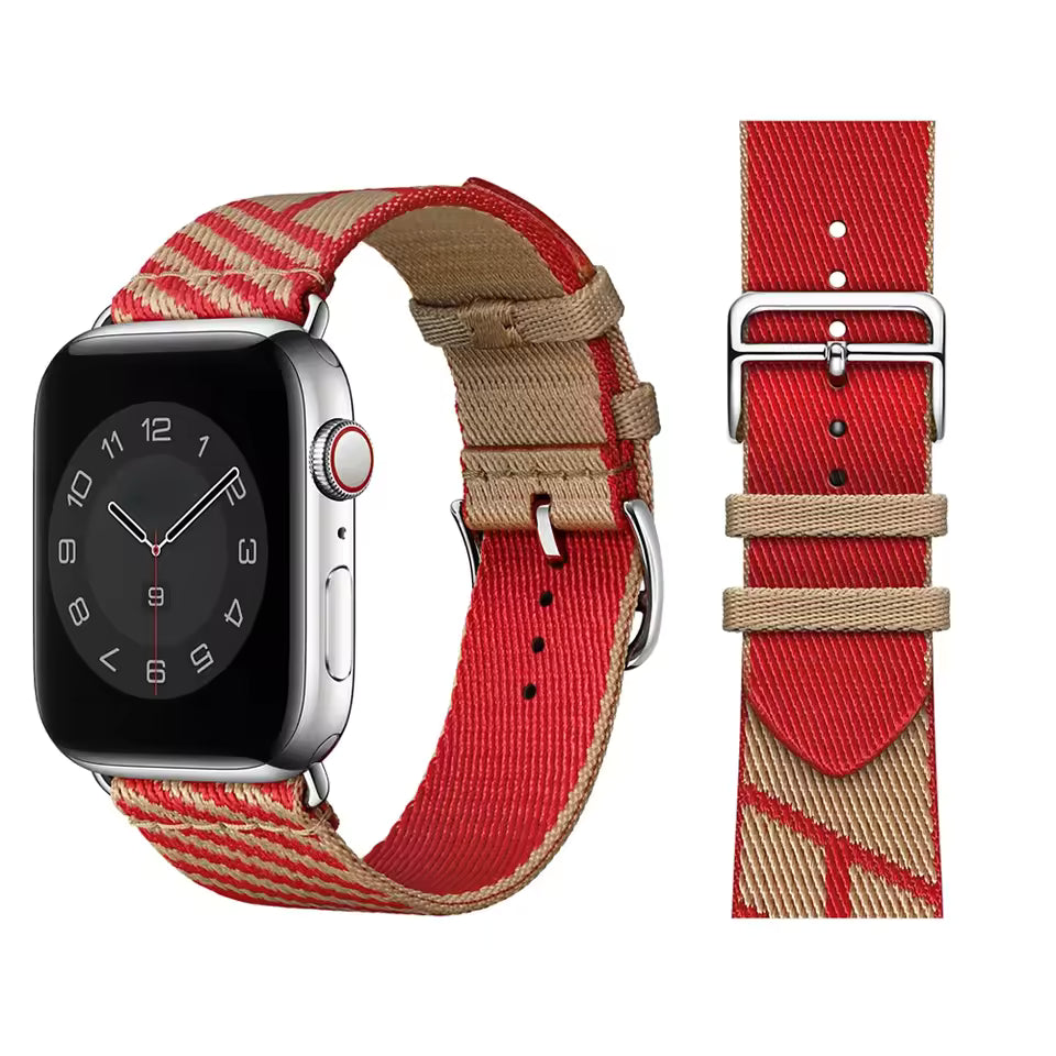 Nylon Bracelet for Apple Watch Ultra 3/2/1 Band 46mm 42mm 45mm 44mm  41mm 40mm Series 11/10/9/8/7/6/5/4/SE