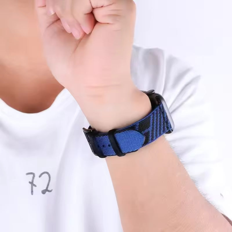 Nylon Bracelet for Apple Watch Ultra 3/2/1 Band 46mm 42mm 45mm 44mm  41mm 40mm Series 11/10/9/8/7/6/5/4/SE