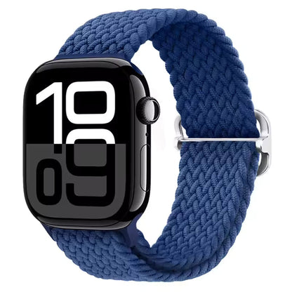 Nylon Braided Loop Elastic Strap for Apple Watch Band iWatch Series Ultra/2/10/9/8/7/6/5/4/SE/3
