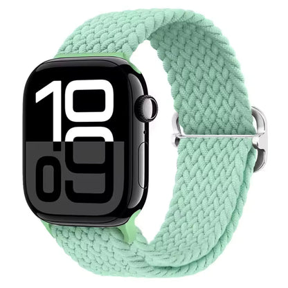 Nylon Braided Loop Elastic Strap for Apple Watch Band iWatch Series Ultra/2/10/9/8/7/6/5/4/SE/3