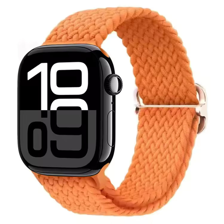 Nylon Braided Loop Elastic Strap for Apple Watch Band iWatch Series Ultra/2/10/9/8/7/6/5/4/SE/3