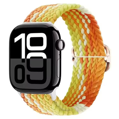 Nylon Braided Loop Elastic Strap for Apple Watch Band iWatch Series Ultra/2/10/9/8/7/6/5/4/SE/3
