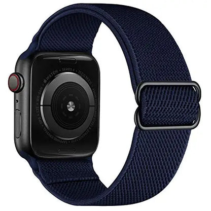 Nylon Elastic Bracelet for Apple Watch Ultra 2 Band 49mm 45mm 41mm 44mm 40mm 46mm 42mm Series 10/9/8/7/6/5/4/SE2