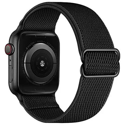 Nylon Elastic Bracelet for Apple Watch Ultra 2 Band 49mm 45mm 41mm 44mm 40mm 46mm 42mm Series 10/9/8/7/6/5/4/SE2
