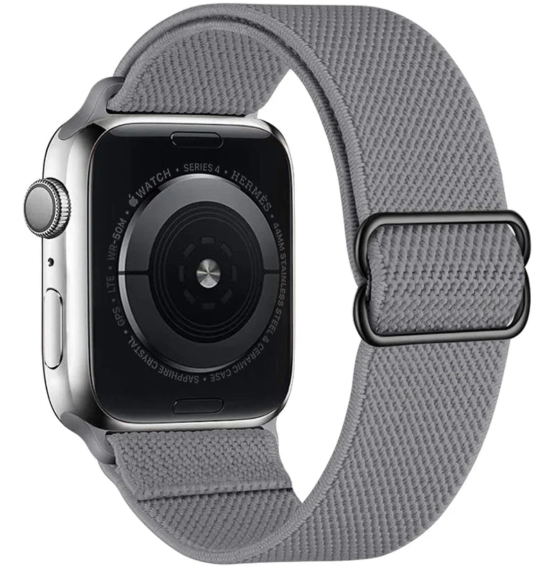 Nylon Elastic Bracelet for Apple Watch Ultra 2 Band 49mm 45mm 41mm 44mm 40mm 46mm 42mm Series 10/9/8/7/6/5/4/SE2
