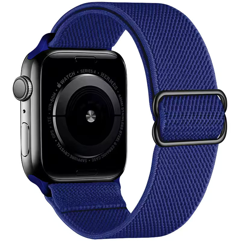Nylon Elastic Loop Strap for Apple Watch Ultra Band 49mm 46mm 45mm 41mm 44mm 42mm 40mm Series 10/9/8/7/6/5/4/SE