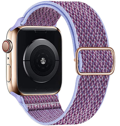 Nylon Elastic Loop Strap for Apple Watch Ultra Band 49mm 46mm 45mm 41mm 44mm 42mm 40mm Series 10/9/8/7/6/5/4/SE