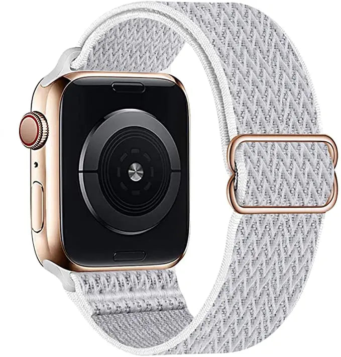 Nylon Elastic Loop Strap for Apple Watch Ultra Band 49mm 46mm 45mm 41mm 44mm 42mm 40mm Series 10/9/8/7/6/5/4/SE