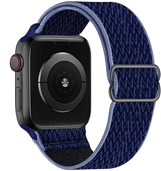 Nylon Elastic Loop Strap for Apple Watch Ultra Band 49mm 46mm 45mm 41mm 44mm 42mm 40mm Series 10/9/8/7/6/5/4/SE