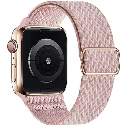 Nylon Elastic Loop Strap for Apple Watch Ultra Band 49mm 46mm 45mm 41mm 44mm 42mm 40mm Series 10/9/8/7/6/5/4/SE