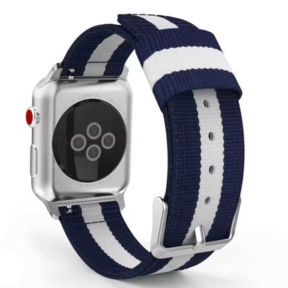 Nylon Sport Strap for Apple Watch Ultra Band 46mm 45mm 49mm 44mm 41mm 40mm 42mm Series 11/10/9/8/7/6/5/4/SE3