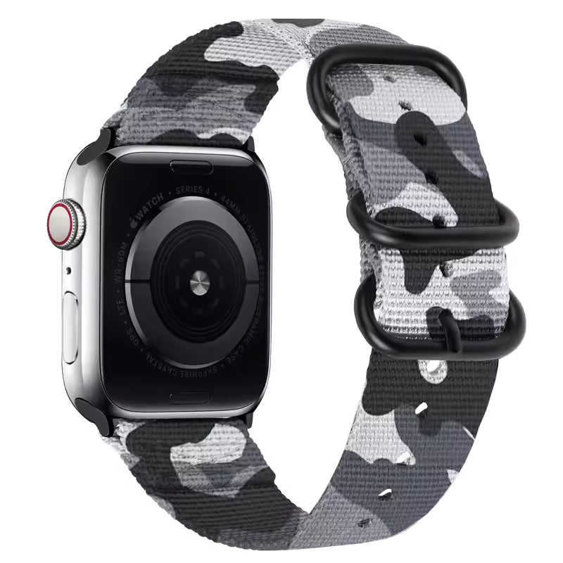 Nylon Sport Strap for Apple Watch Ultra Band 46mm 45mm 49mm 44mm 41mm 40mm 42mm Series 11/10/9/8/7/6/5/4/SE3
