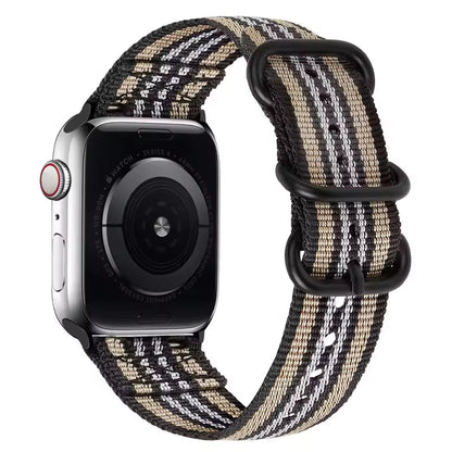 Nylon Sport Strap for Apple Watch Ultra Band 46mm 45mm 49mm 44mm 41mm 40mm 42mm Series 11/10/9/8/7/6/5/4/SE3