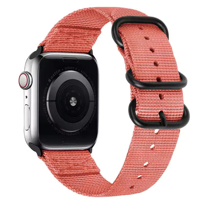 Nylon Sport Strap for Apple Watch Ultra Band 46mm 45mm 49mm 44mm 41mm 40mm 42mm Series 11/10/9/8/7/6/5/4/SE3