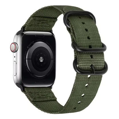 Nylon Sport Strap for Apple Watch Ultra Band 46mm 45mm 49mm 44mm 41mm 40mm 42mm Series 11/10/9/8/7/6/5/4/SE3