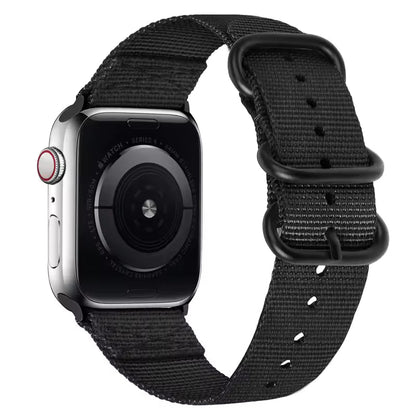 Nylon Sport Strap for Apple Watch Ultra Band 46mm 45mm 49mm 44mm 41mm 40mm 42mm Series 11/10/9/8/7/6/5/4/SE3