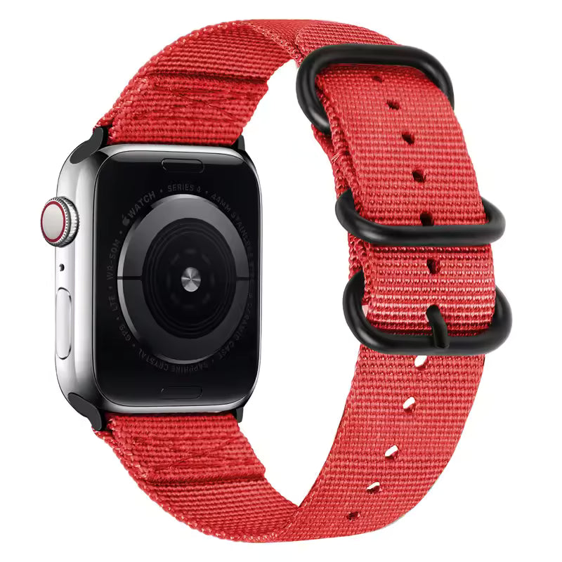 Nylon Sport Strap for Apple Watch Ultra Band 46mm 45mm 49mm 44mm 41mm 40mm 42mm Series 11/10/9/8/7/6/5/4/SE3