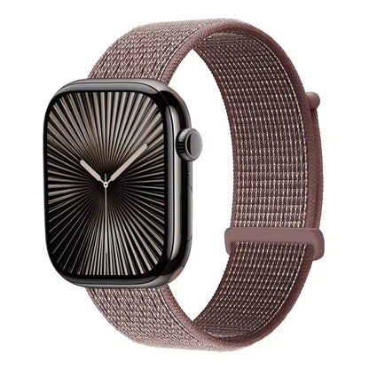 Nylon Sports Loop Bracelet for Apple Watch Ultra2 Band 49mm 46mm 45mm 44mm 42mm 41mm 40mm Series 10/9/8/7/6/5/4/3/SE2