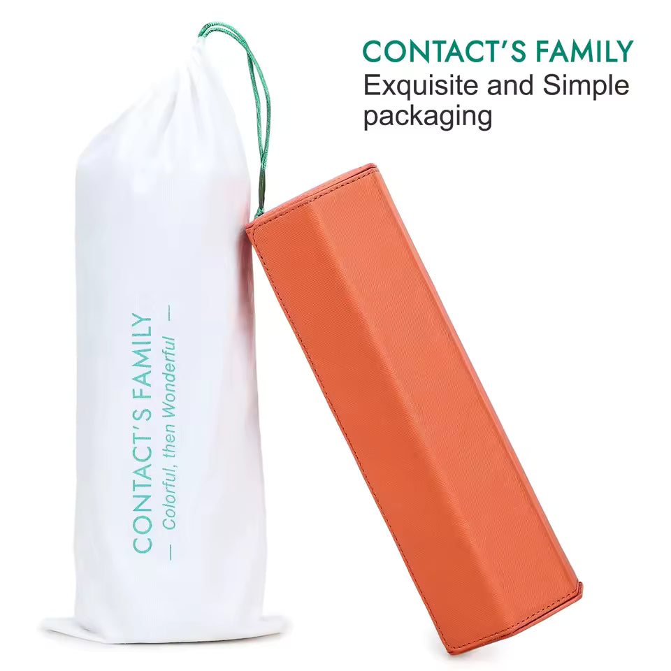 4-Slot Genuine Saffiano Leather Watch Roll Case - Portable Hexagon Watch Box Organizer