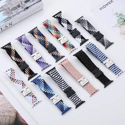 Parachute Braided Nylon Strap for Apple Watch Band iWatch Series Ultra/3/2/11/10/9/8/7/6/SE