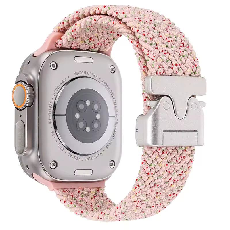Parachute Braided Nylon Strap for Apple Watch Band iWatch Series Ultra/3/2/11/10/9/8/7/6/SE