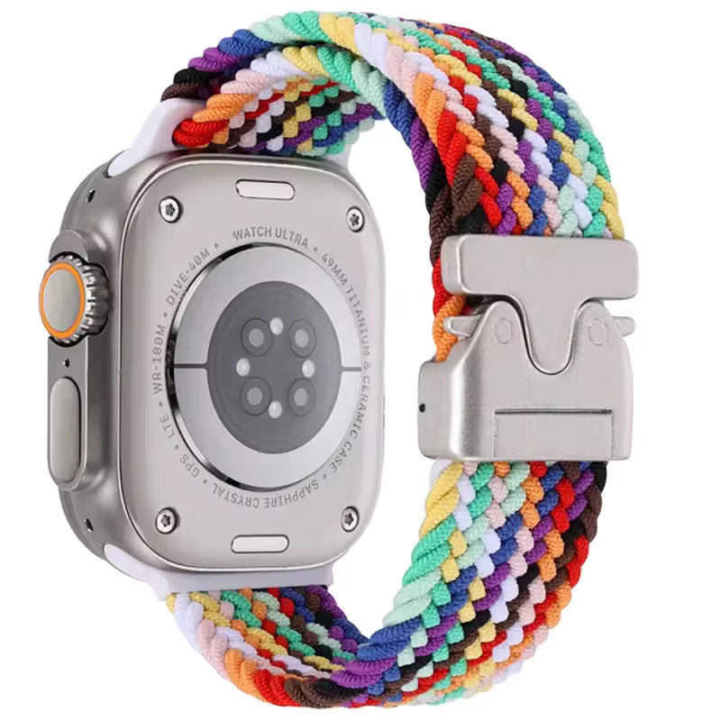 Parachute Braided Nylon Strap for Apple Watch Band iWatch Series Ultra/3/2/11/10/9/8/7/6/SE