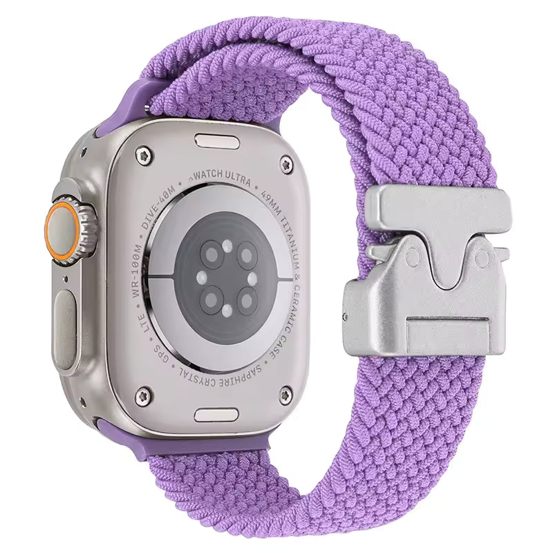 Parachute Braided Nylon Strap for Apple Watch Band iWatch Series Ultra/3/2/11/10/9/8/7/6/SE