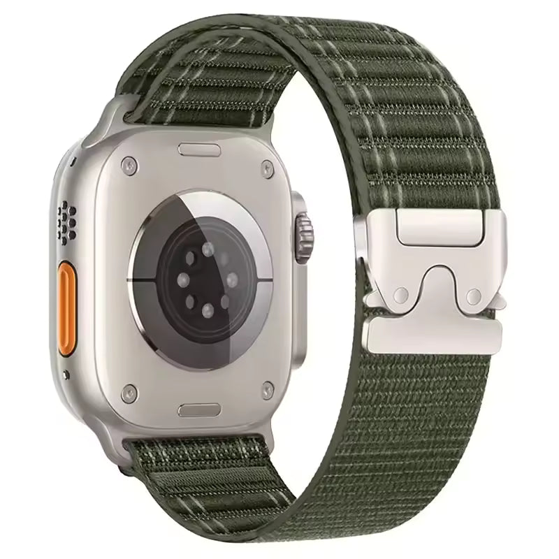 Parachute Elastic Nylon Strap for Apple Watch Band iWatch Series Ultra3/2/11/10/9/8/7/6/5/SE