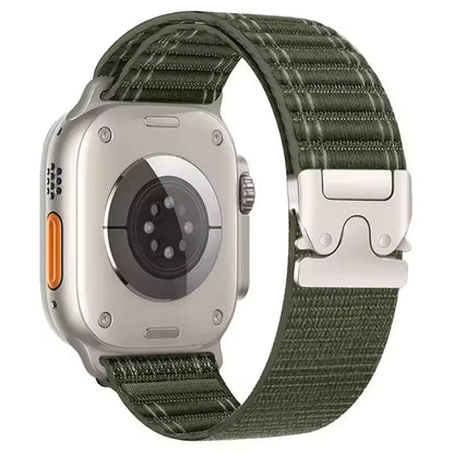 Parachute Elastic Nylon Strap for Apple Watch Band iWatch Series Ultra3/2/11/10/9/8/7/6/5/SE