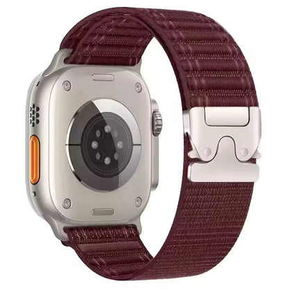 Parachute Elastic Nylon Strap for Apple Watch Band iWatch Series Ultra3/2/11/10/9/8/7/6/5/SE