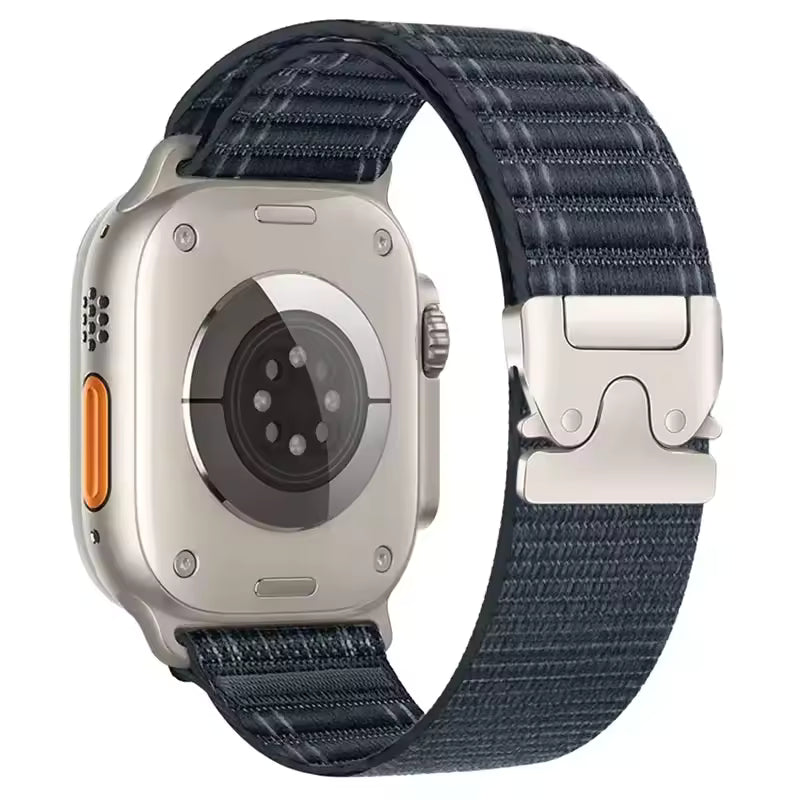 Parachute Elastic Nylon Strap for Apple Watch Band iWatch Series Ultra3/2/11/10/9/8/7/6/5/SE