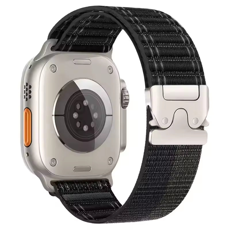 Parachute Elastic Nylon Strap for Apple Watch Band iWatch Series Ultra3/2/11/10/9/8/7/6/5/SE