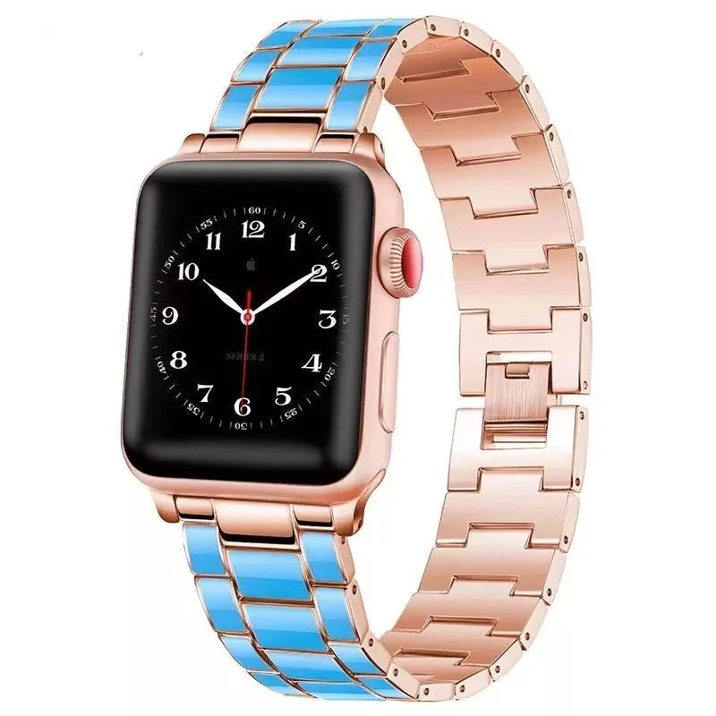 Stainless Steel Replacement Strap for Apple Watch Band iWatch Series Ultra2/9/8/7/6/5/4/3/SE