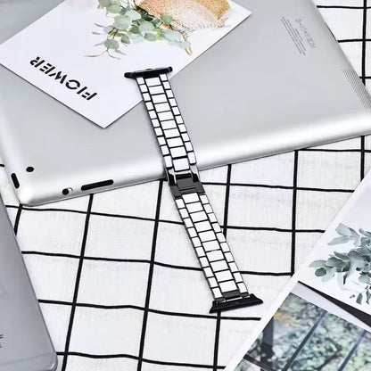 Stainless Steel Replacement Strap for Apple Watch Band iWatch Series Ultra2/9/8/7/6/5/4/3/SE