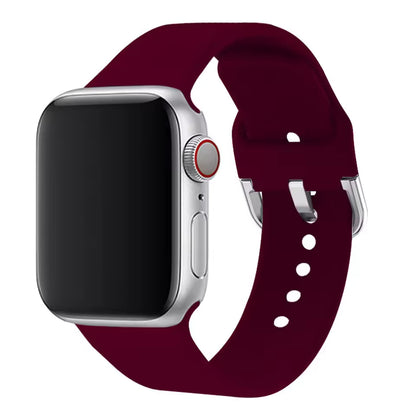 Silicone Bracelet for Apple Watch Band iWatch Series Ultra/11/10/9//7/6/5/4/SE