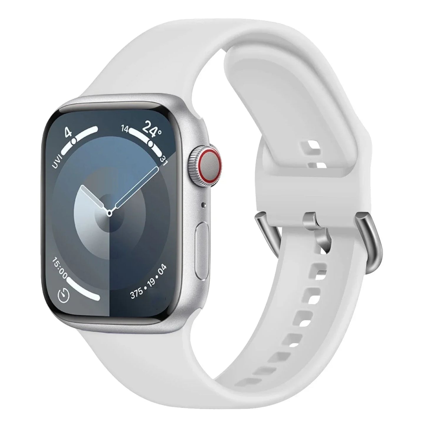 Silicone Bracelet for Apple Watch Ultra3 Band 49mm 46mm 45mm 41mm 44mm 42mm 40mm Series 11/10/9/8/7/6/5/4/SE