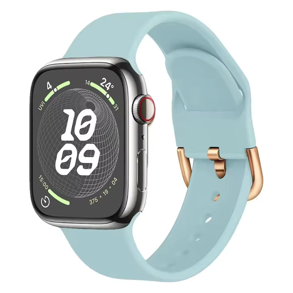 Silicone Bracelet for Apple Watch Ultra3 Band 49mm 46mm 45mm 41mm 44mm 42mm 40mm Series 11/10/9/8/7/6/5/4/SE